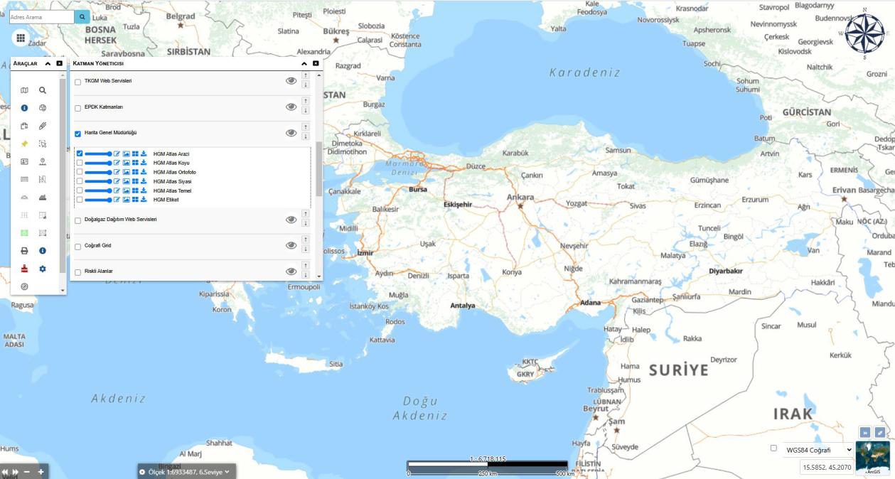 Katman Yönetimi Ekranı